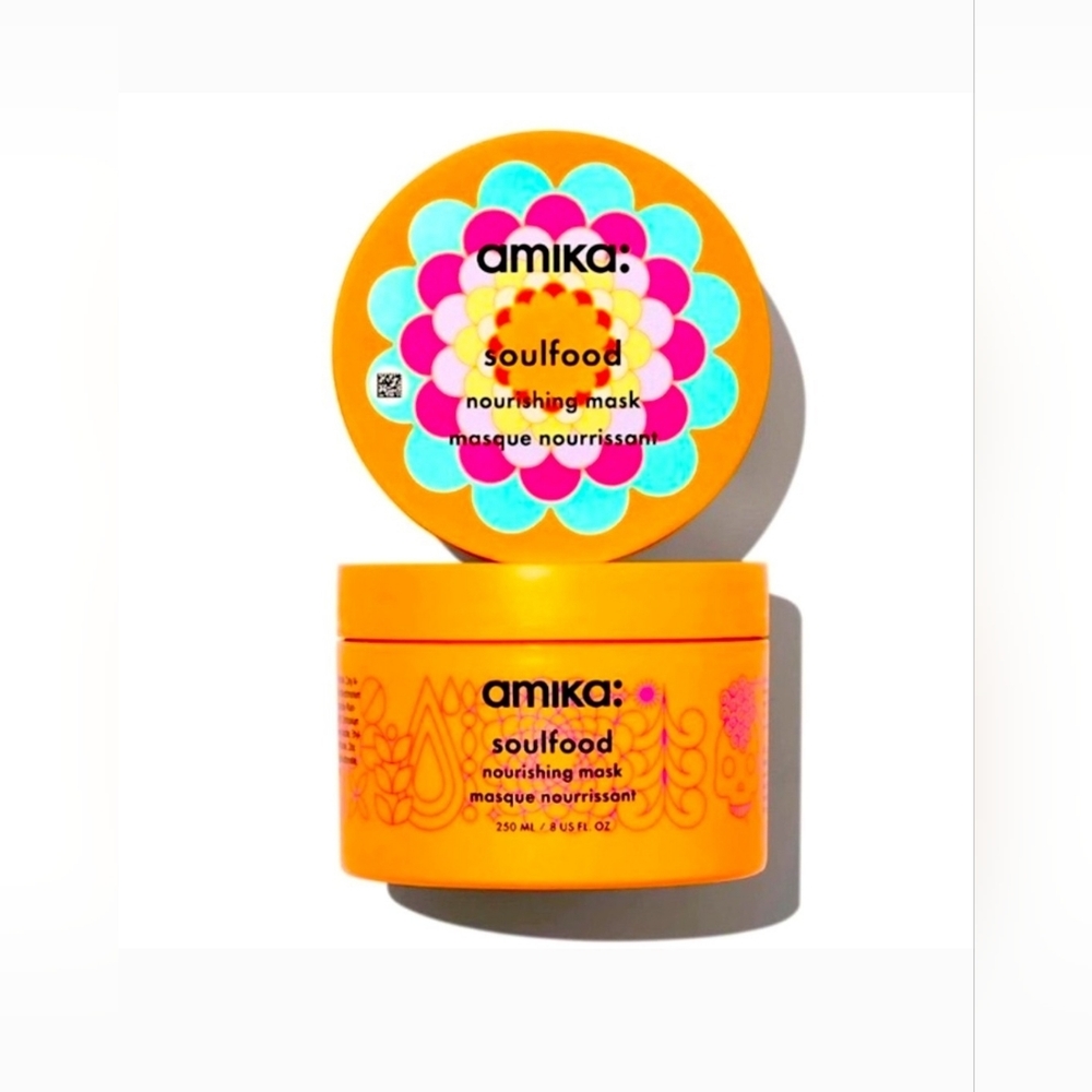 Amika Soulfood Nourishing Hair Mask Hydrates Softens 8 OZ Great Scent NEW NICE ⭐